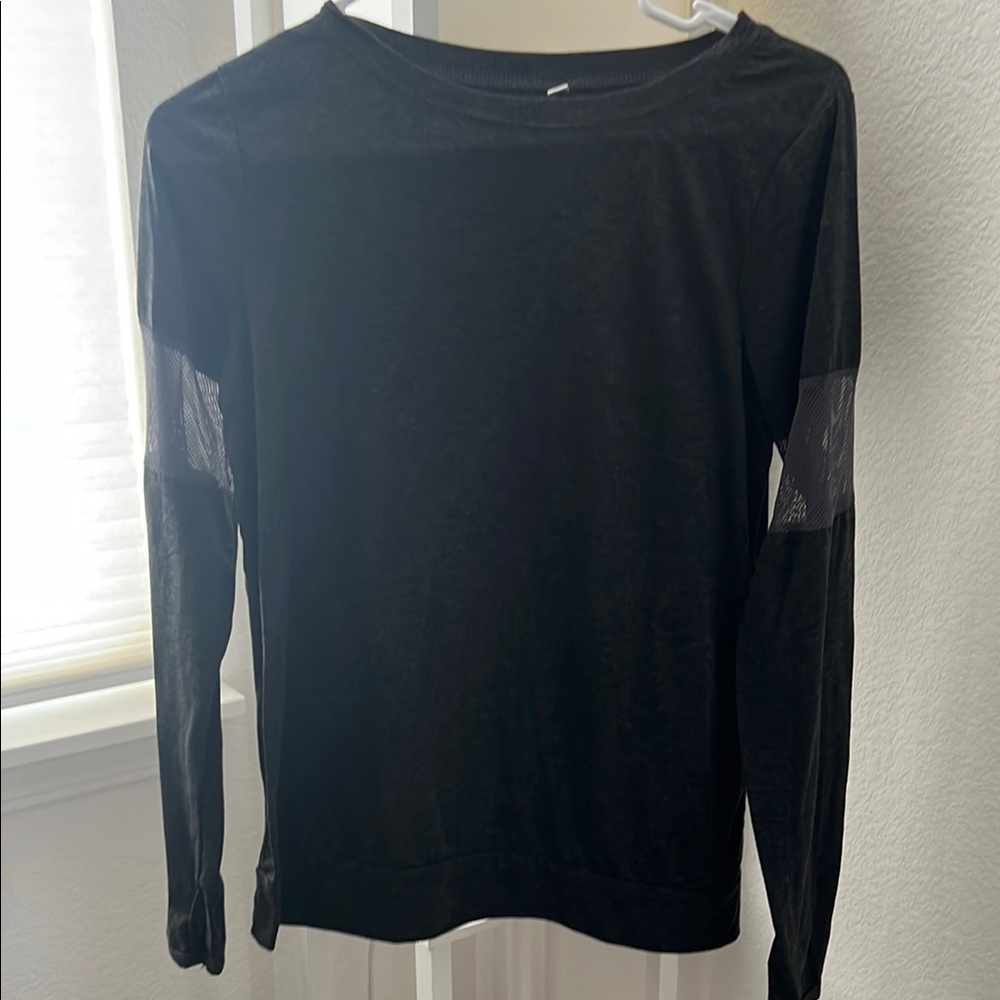 Black Long Sleeve Women's Top